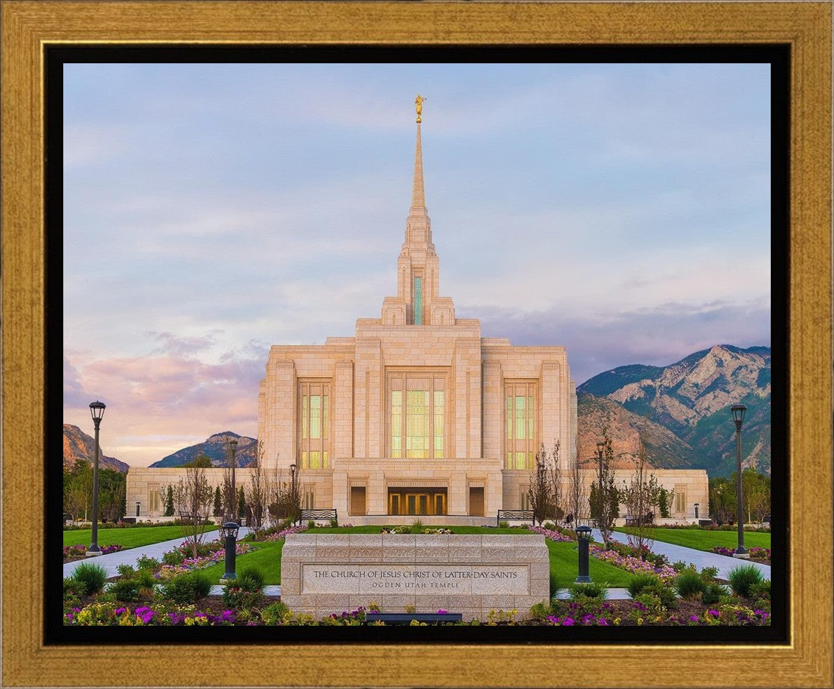 Ogden Temple 08 Gallery Wrap