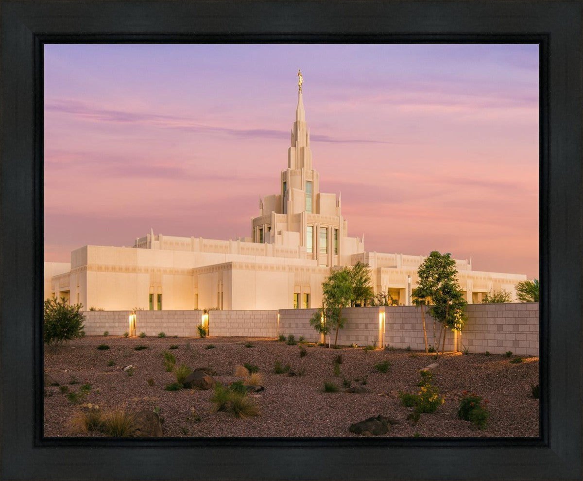 Phoenix Temple Dusk Gallery Wrap