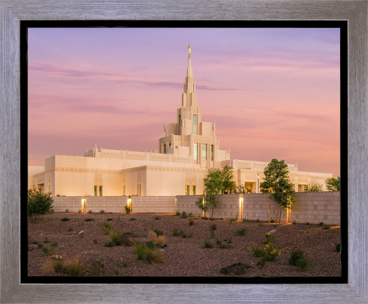 Phoenix Temple Dusk Gallery Wrap