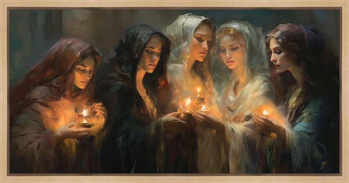 The Five Wise Virgins Gallery Wrap