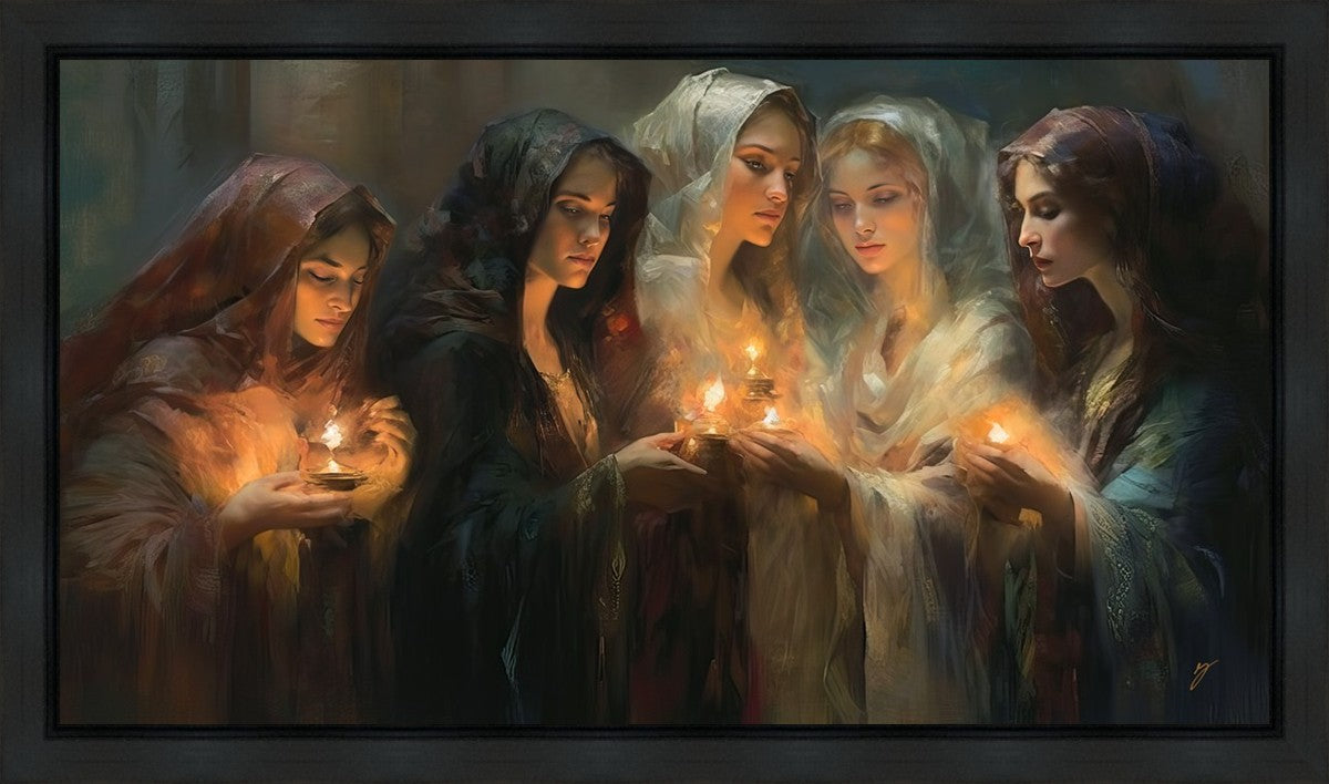 The Five Wise Virgins Gallery Wrap