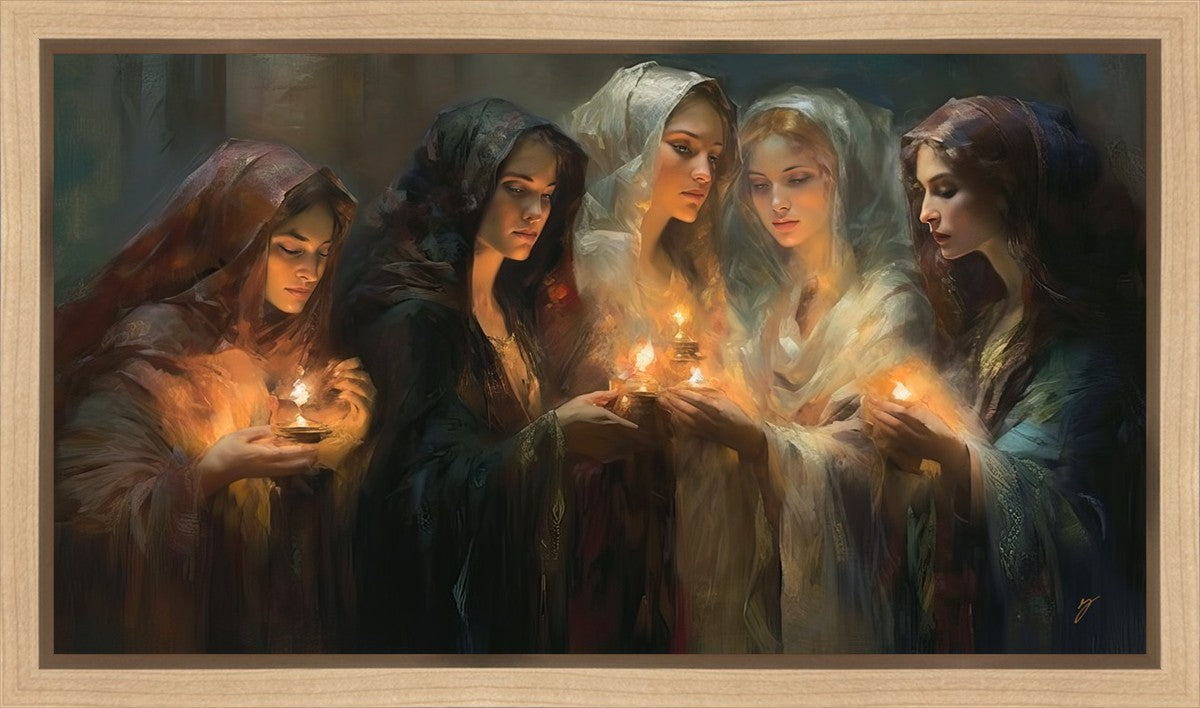 The Five Wise Virgins Gallery Wrap