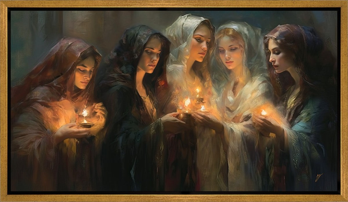The Five Wise Virgins Gallery Wrap