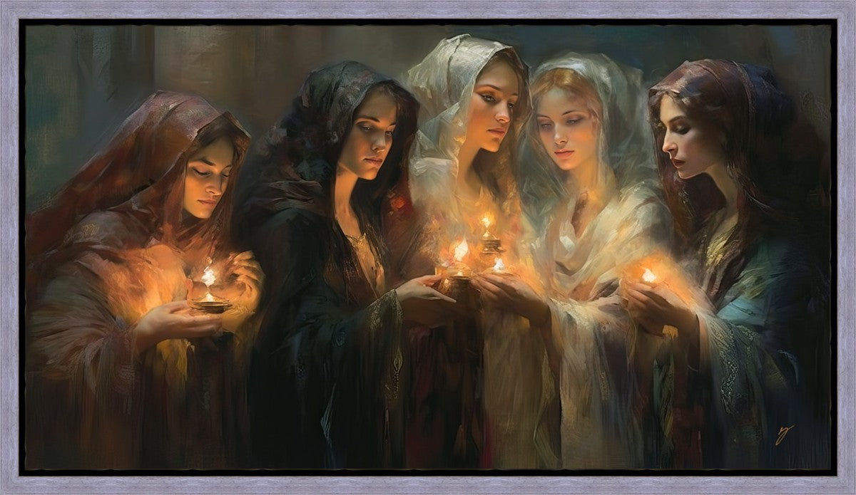 The Five Wise Virgins Gallery Wrap