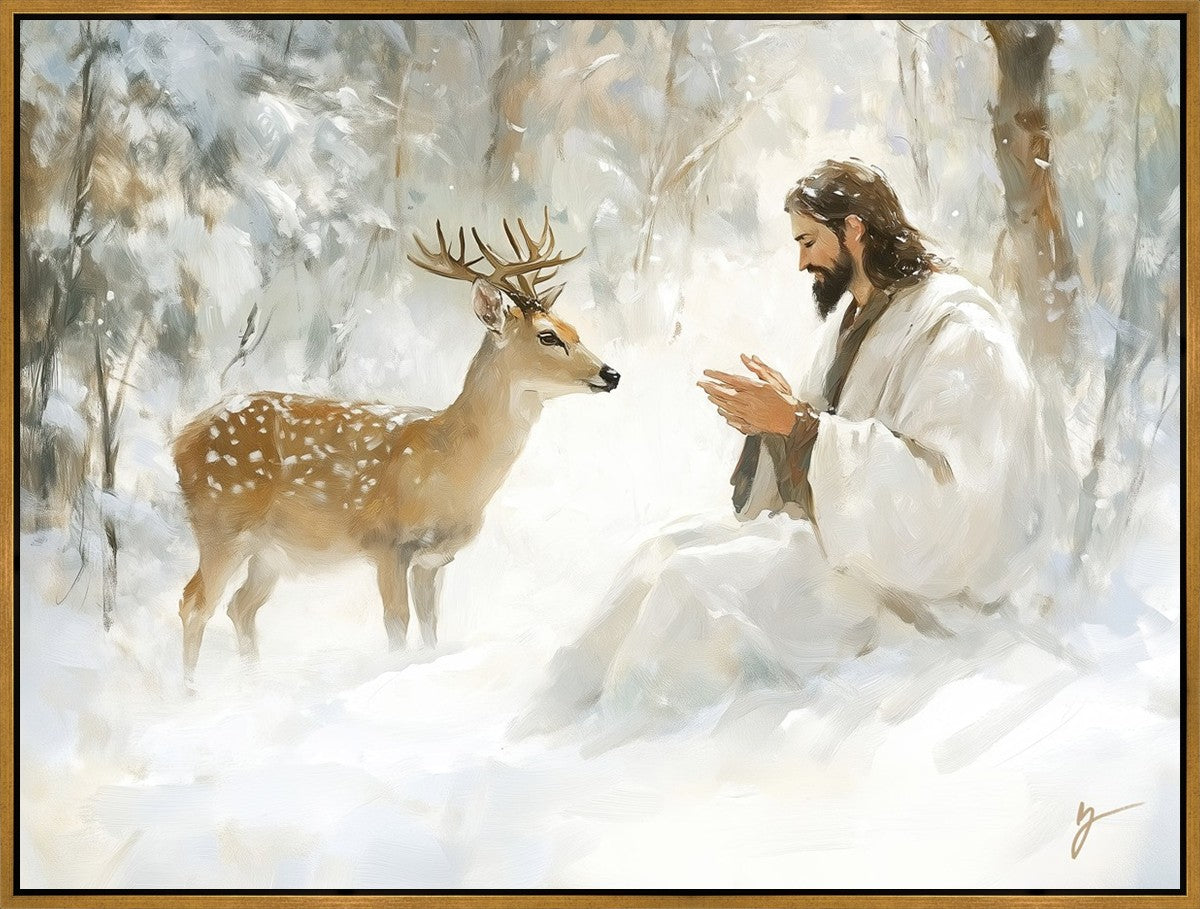 Winter Friend Large Wall Art Gallery Wrap
