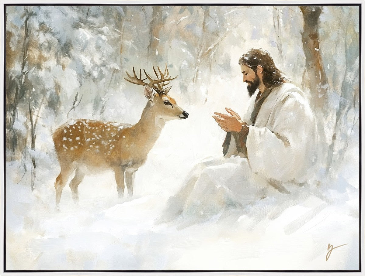 Winter Friend Large Wall Art Gallery Wrap