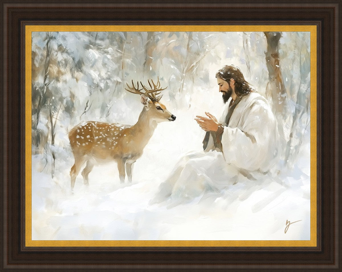 Winter Friend Large Wall Art