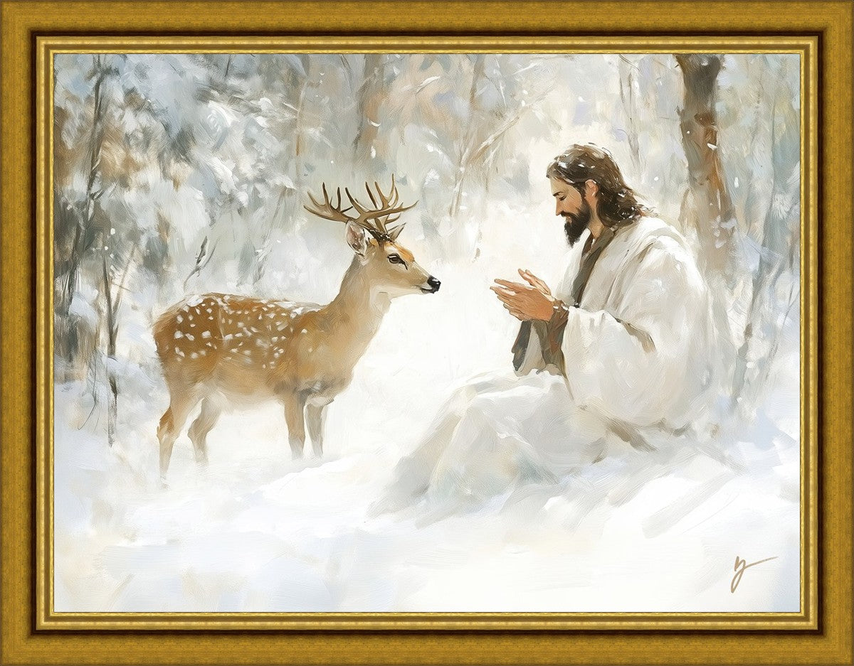 Winter Friend Large Wall Art