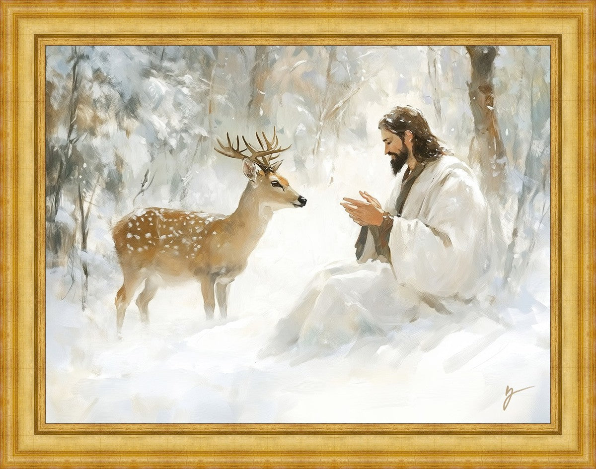 Winter Friend Large Wall Art