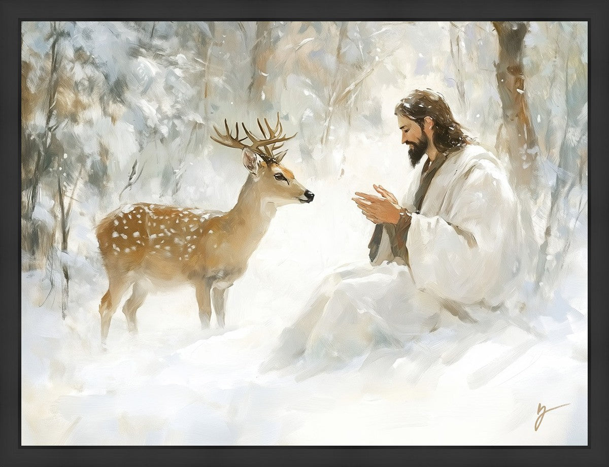 Winter Friend Large Wall Art