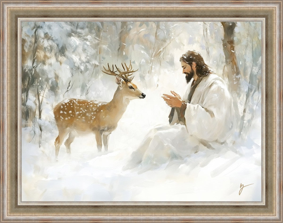 Winter Friend Large Wall Art