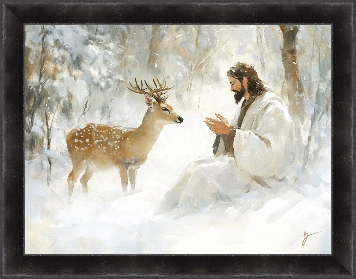 Winter Friend Large Wall Art