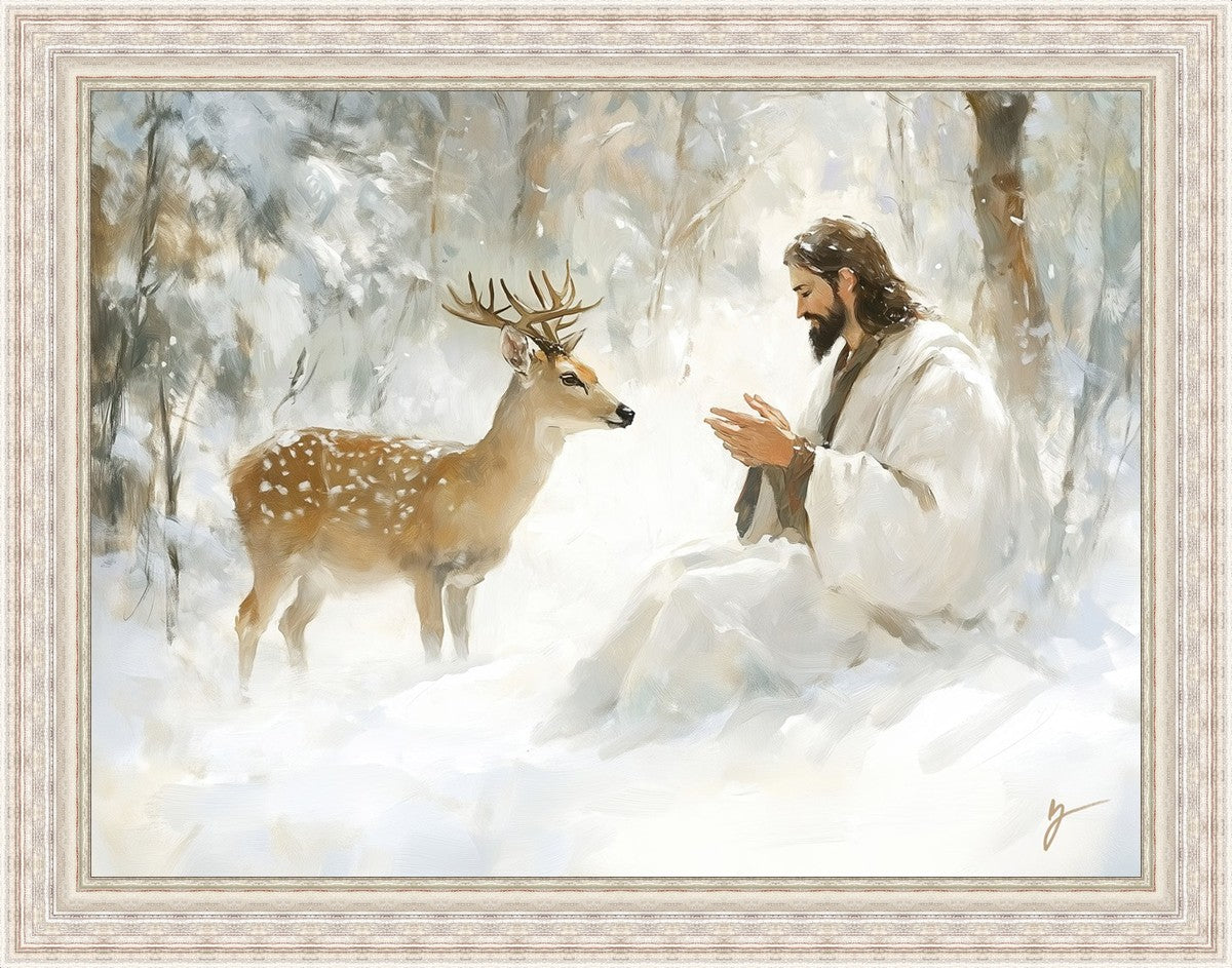 Winter Friend Large Wall Art