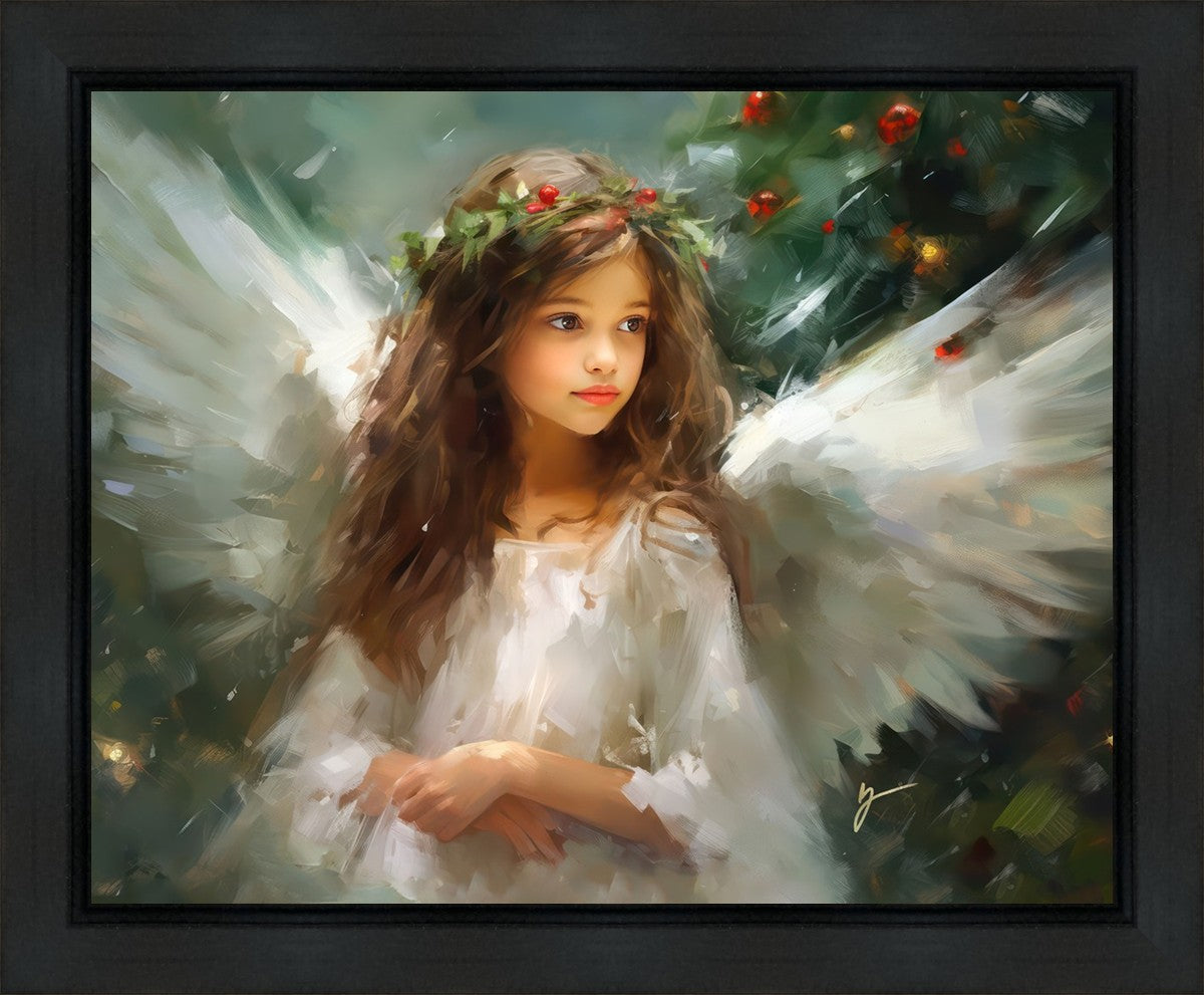 Delicate Christmas Angel Gallery Wrap