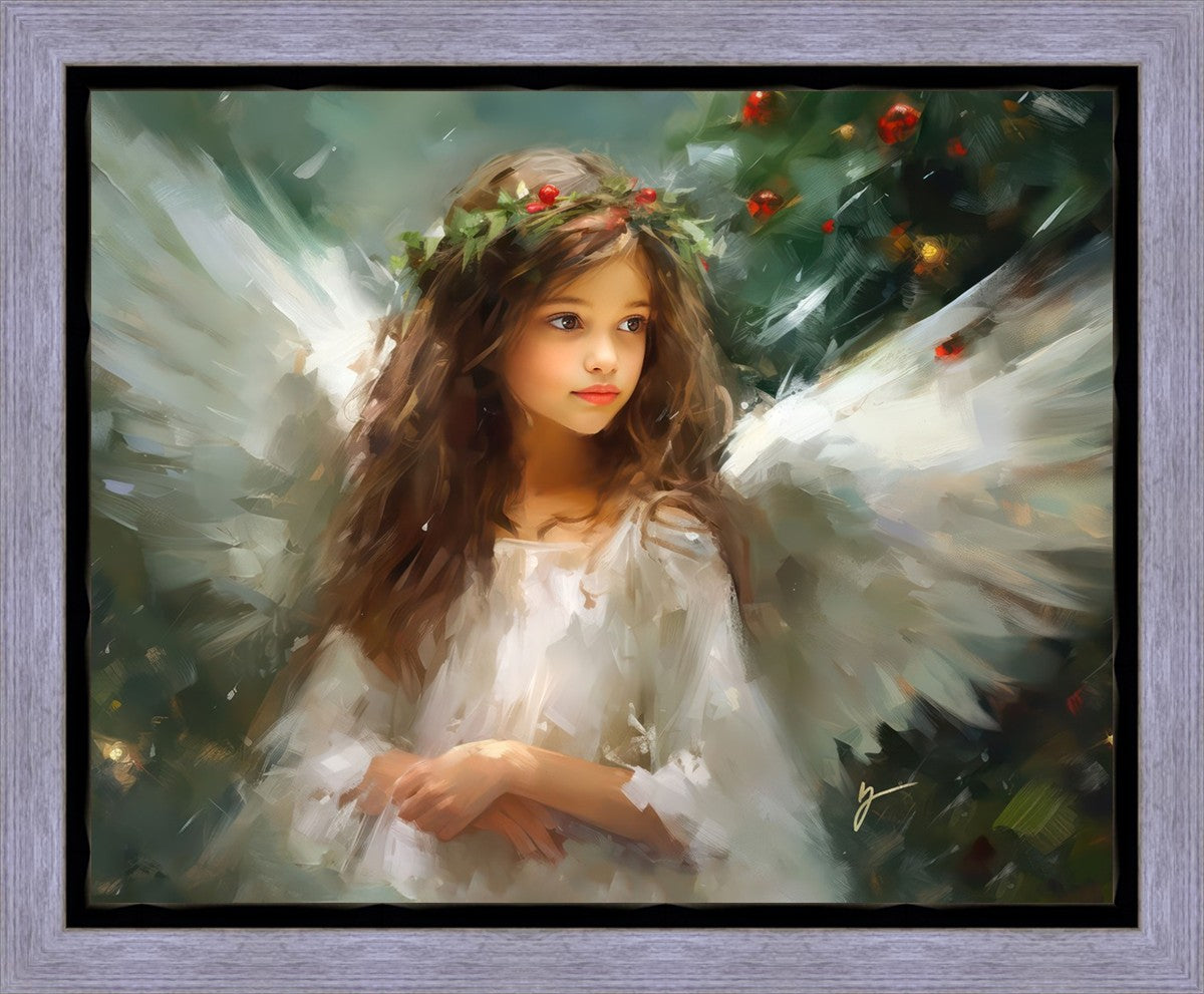 Delicate Christmas Angel Gallery Wrap