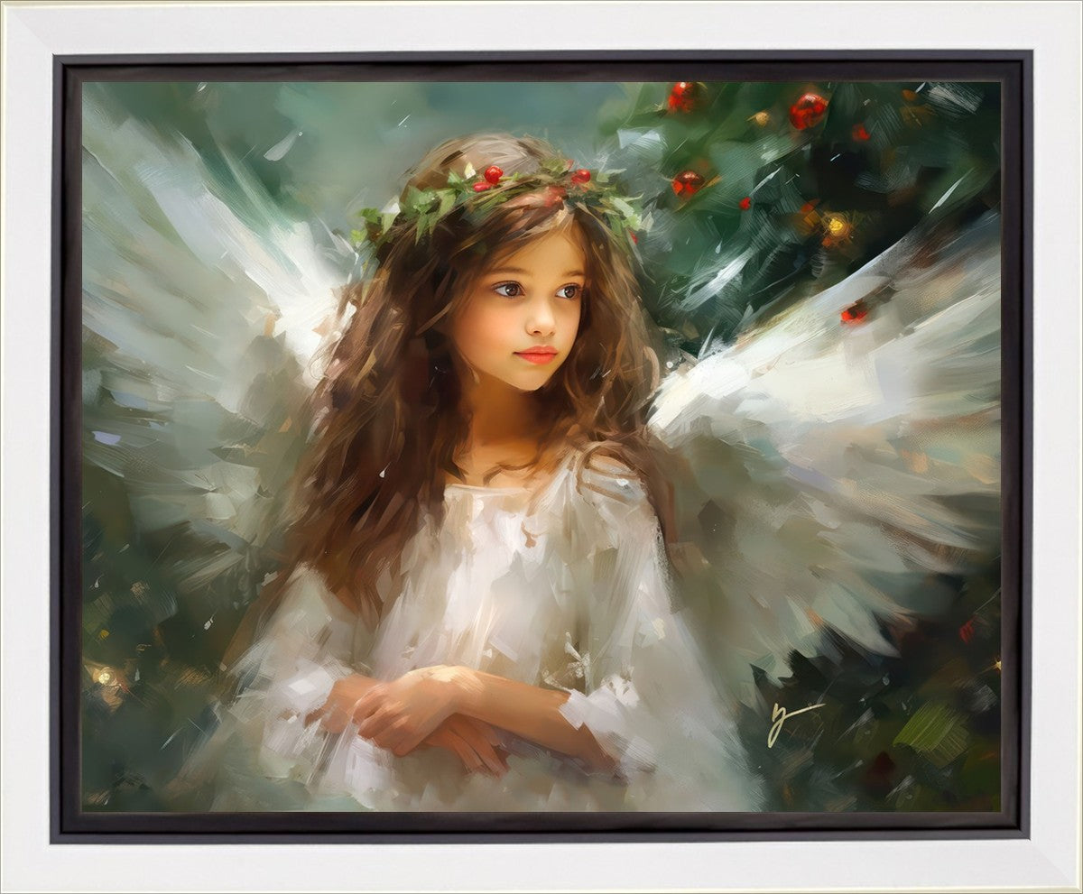 Delicate Christmas Angel Gallery Wrap
