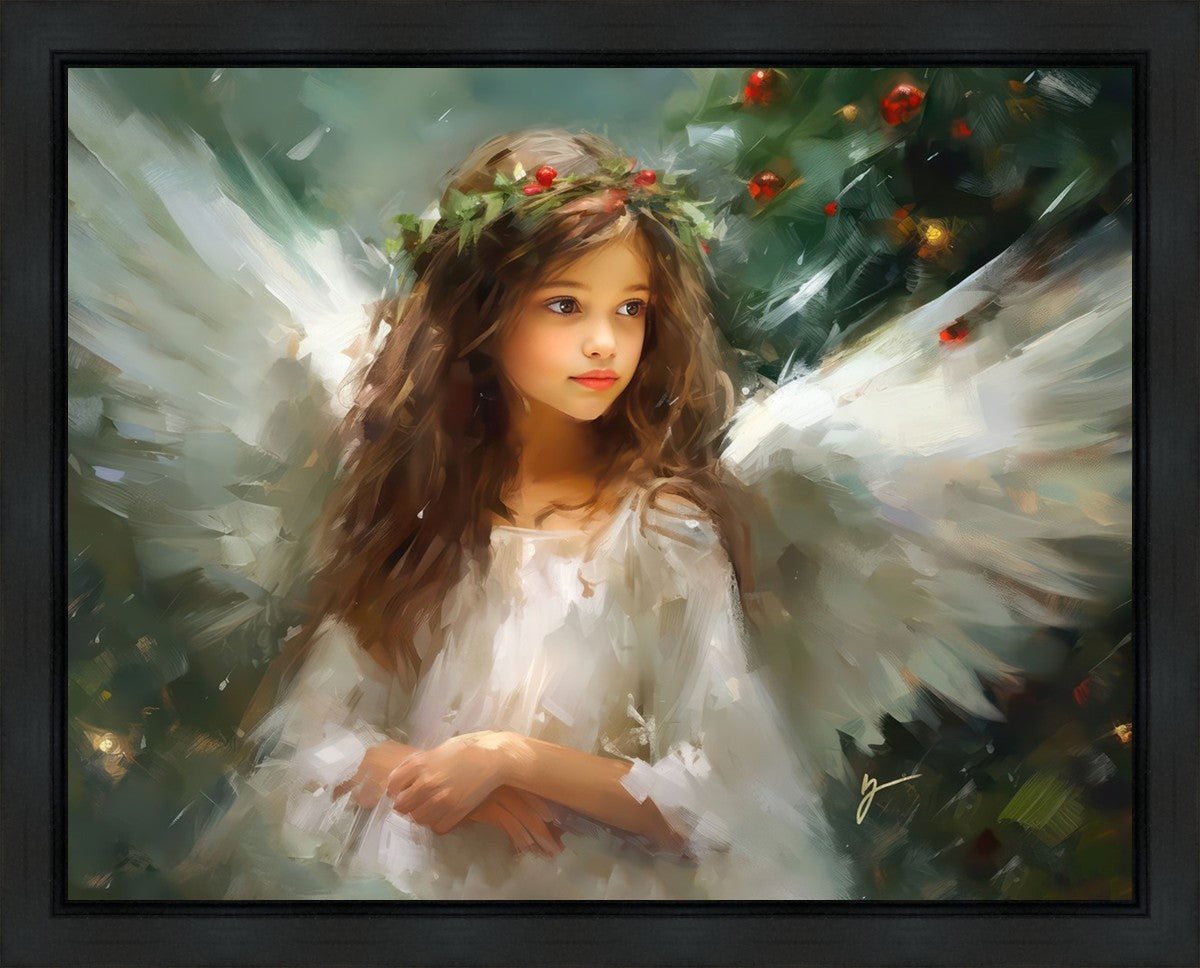 Delicate Christmas Angel Gallery Wrap