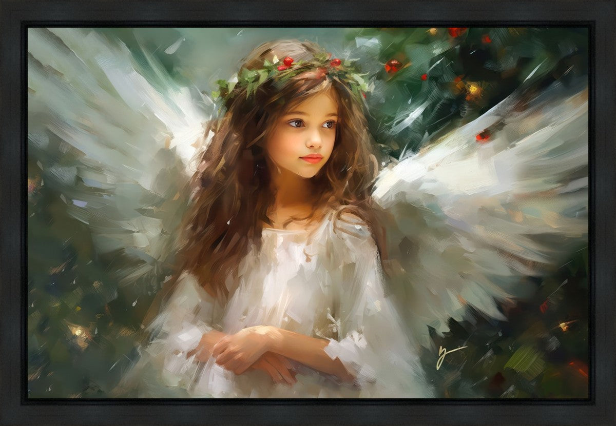 Delicate Christmas Angel Gallery Wrap