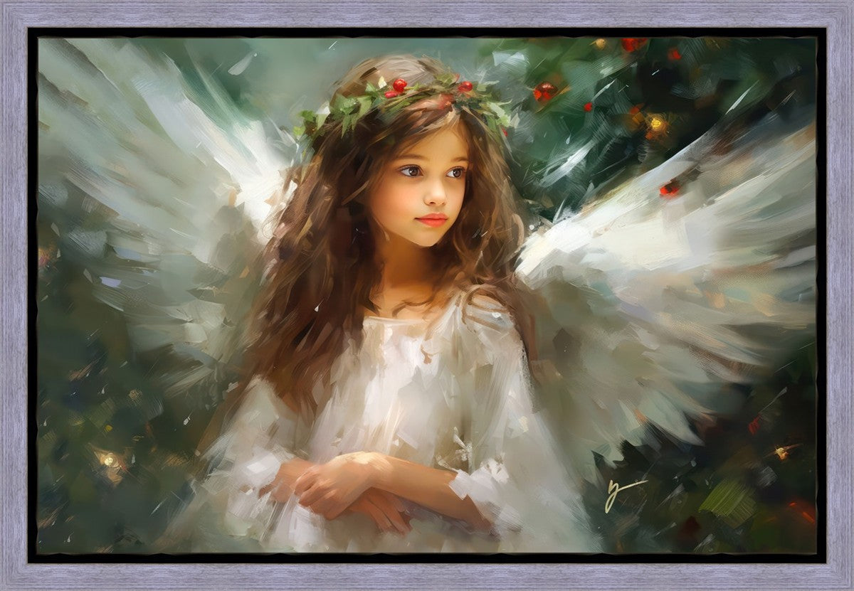 Delicate Christmas Angel Gallery Wrap