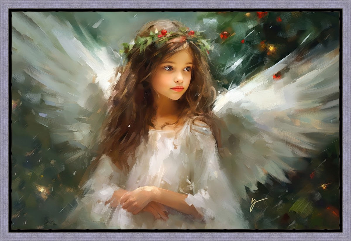 Delicate Christmas Angel Gallery Wrap