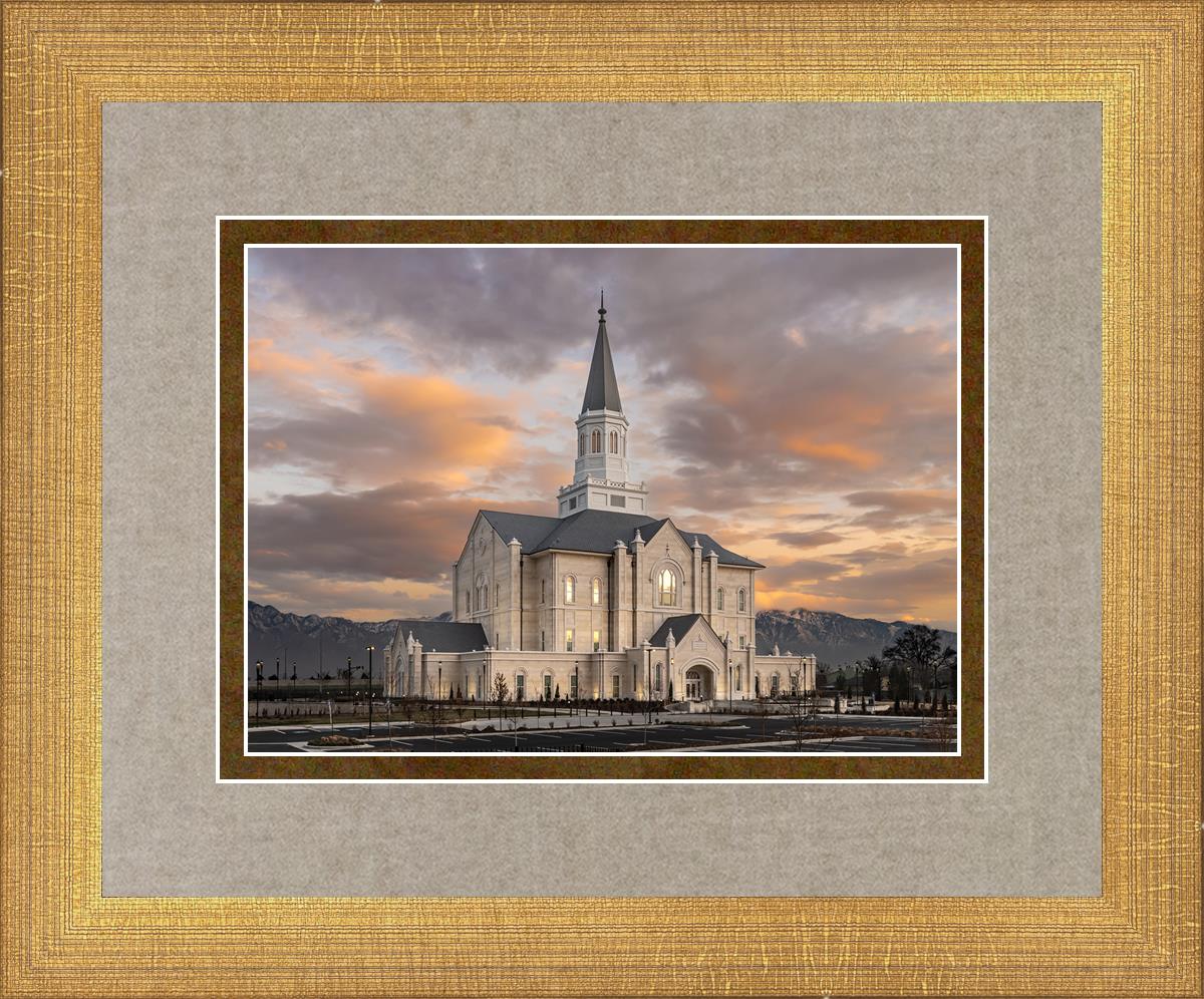 Taylorsville Utah Warm Evening Glow