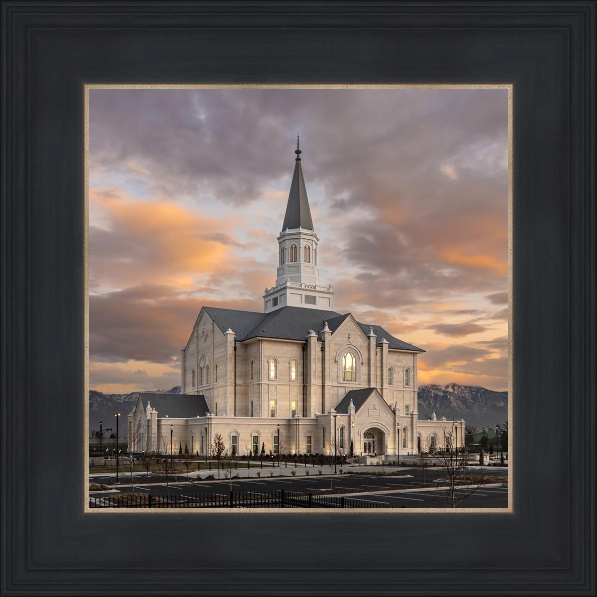 Taylorsville Utah Warm Evening Glow