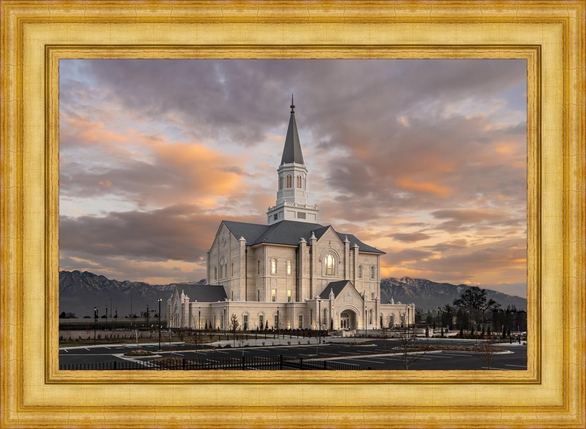 Taylorsville Utah Warm Evening Glow