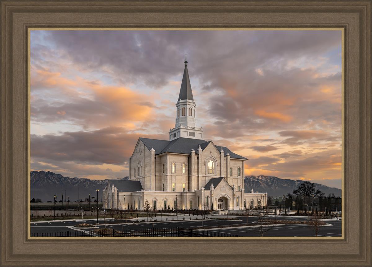 Taylorsville Utah Warm Evening Glow
