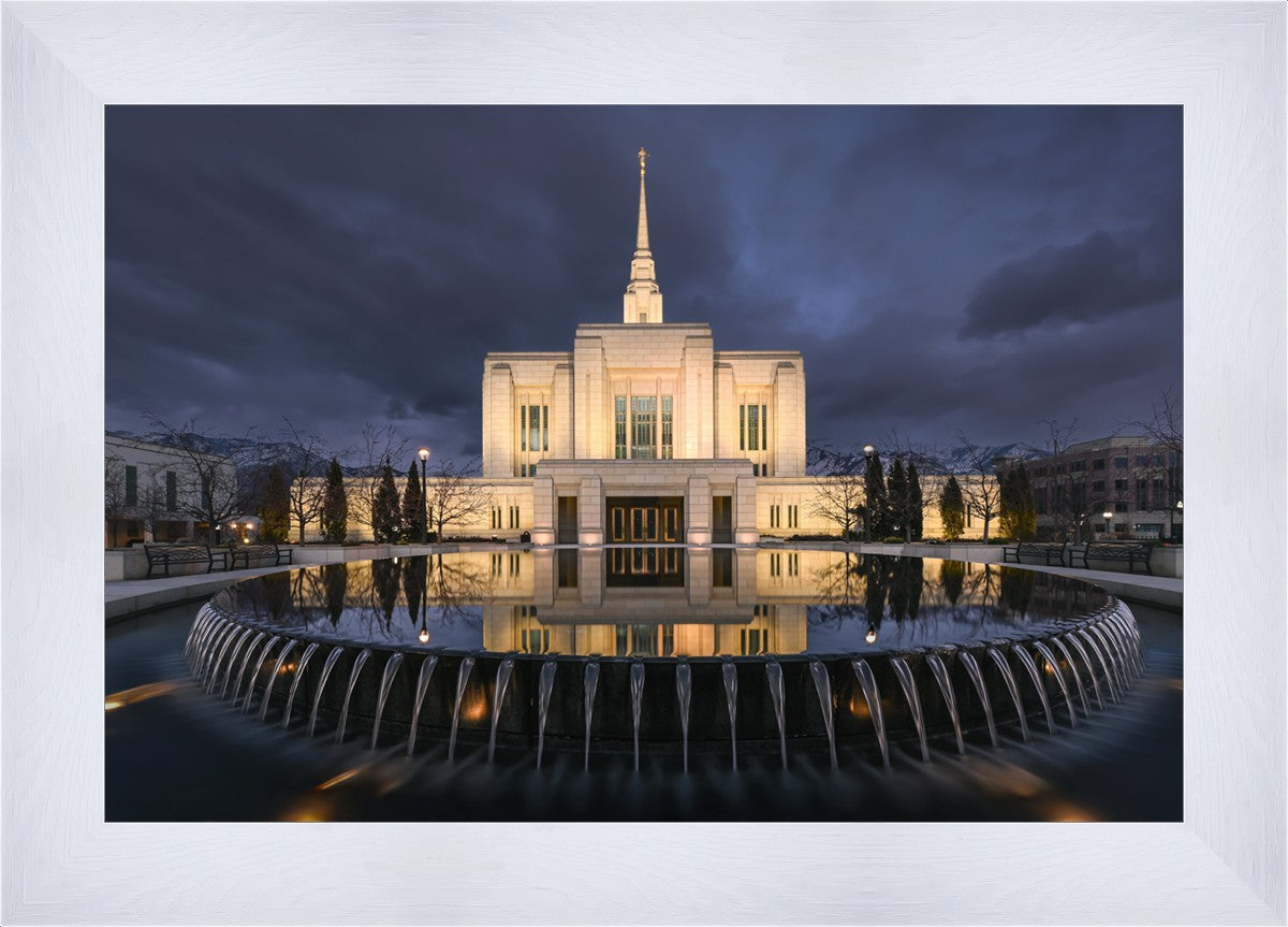 Ogden Utah Night Reflections