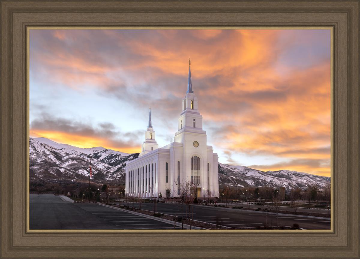 Layton Utah Golden Sunrise