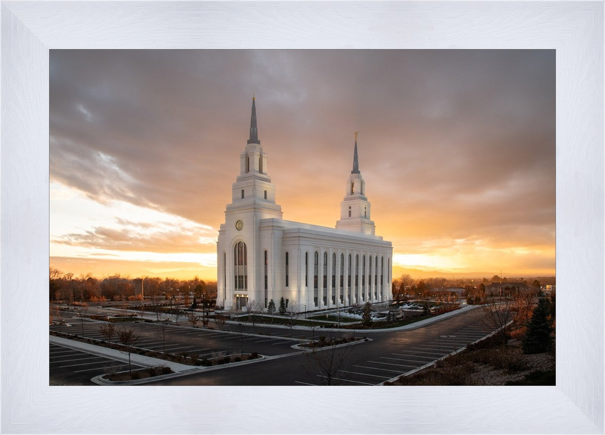 Layton Utah Golden Glow Sunset