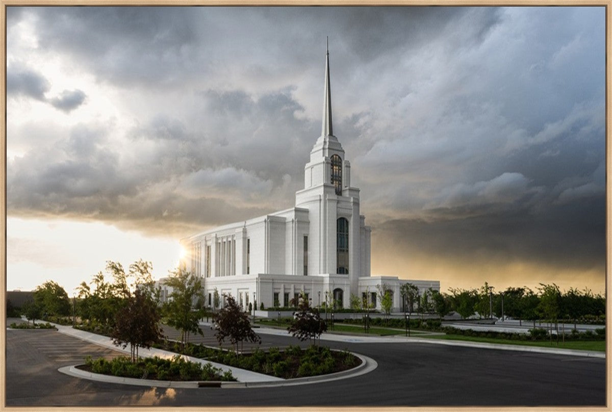 Syracuse Utah Safety in The Storm Large Wall Art Gallery Wrap