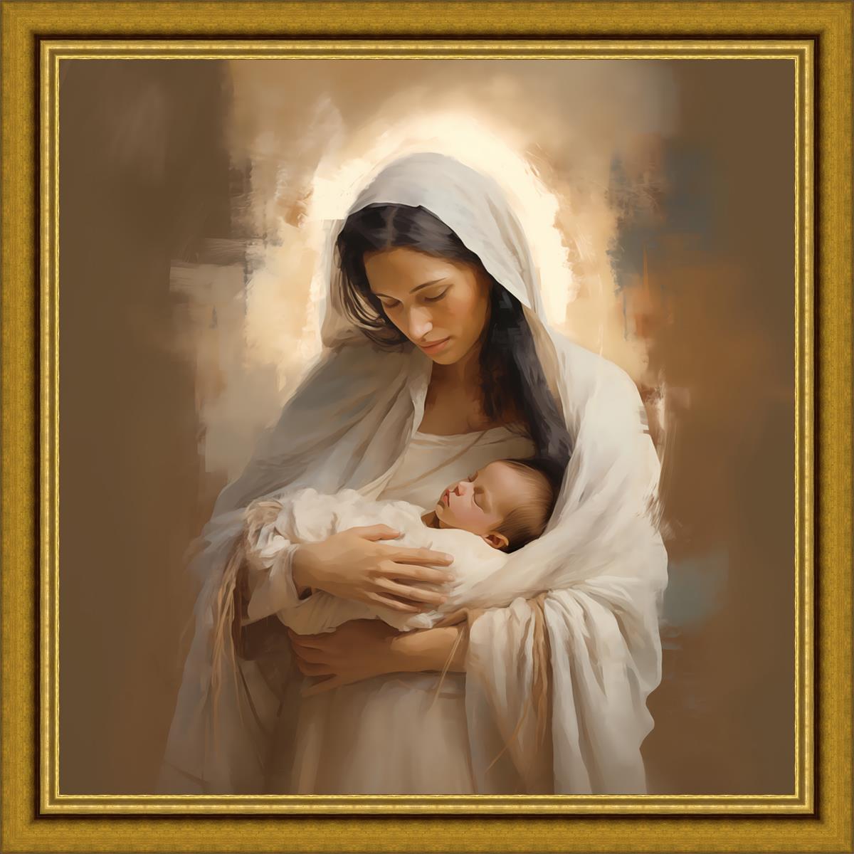 Swaddled by Love Large Wall Art