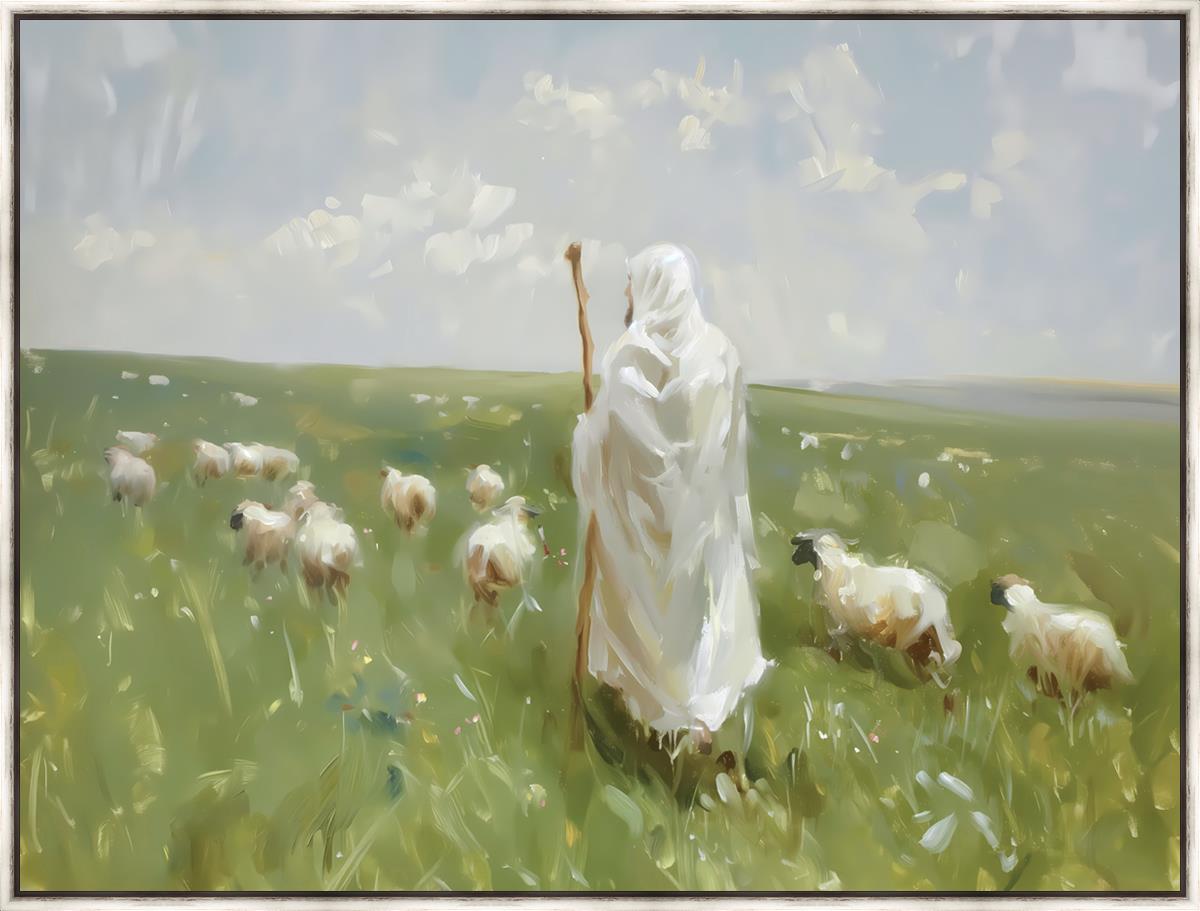 He Leadeth My Soul Large Wall Art