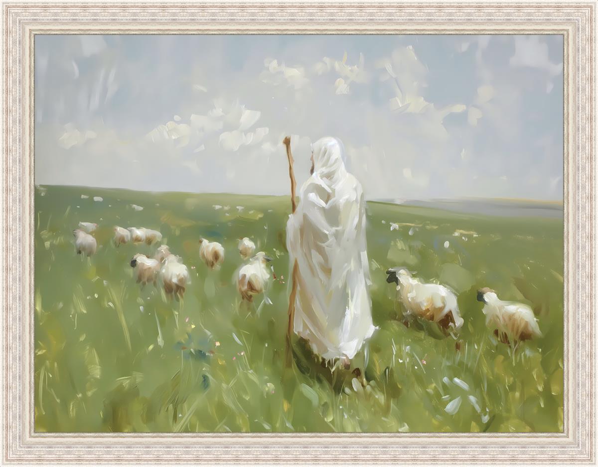 He Leadeth My Soul Large Wall Art