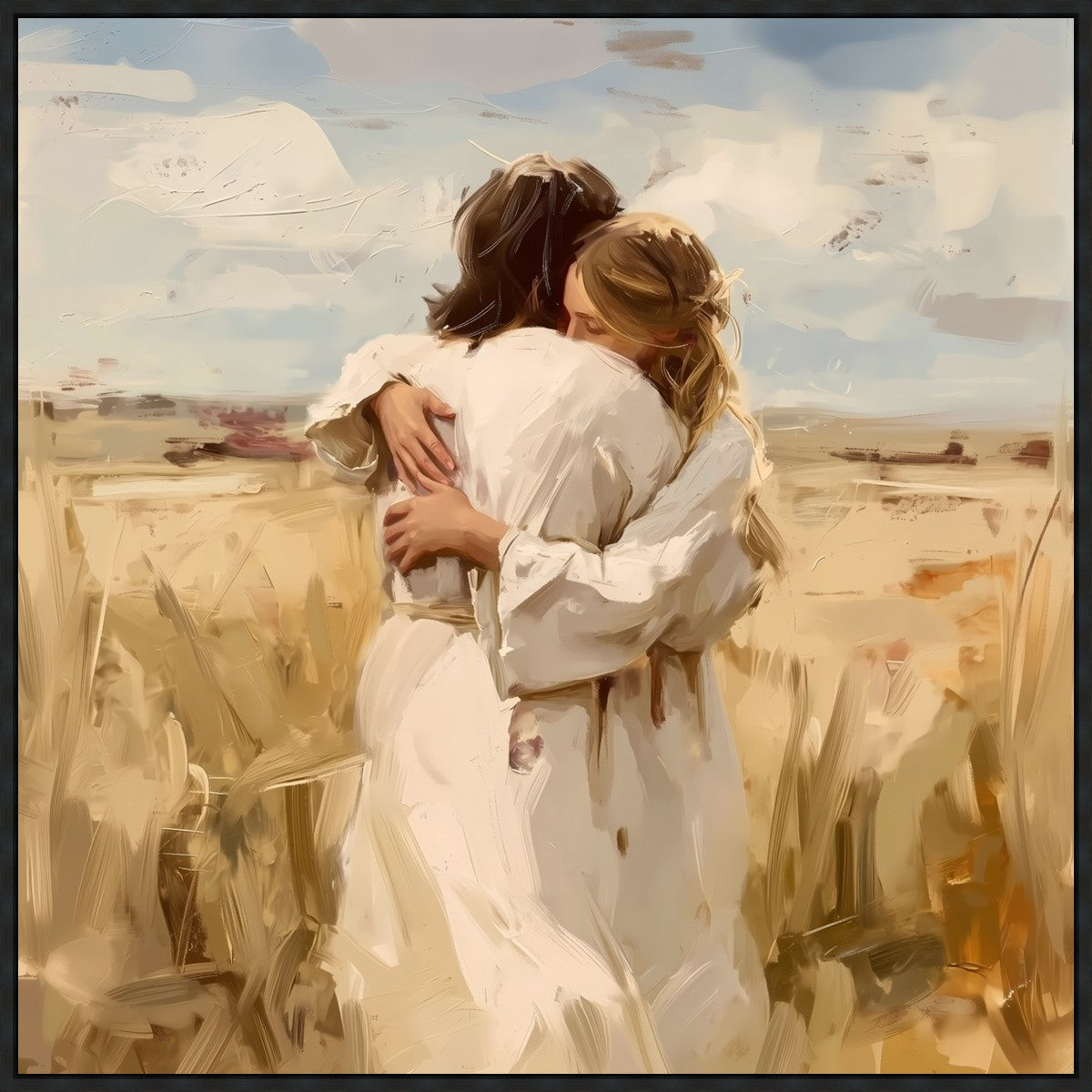 Divine Embrace Large Wall Art Gallery Wrap
