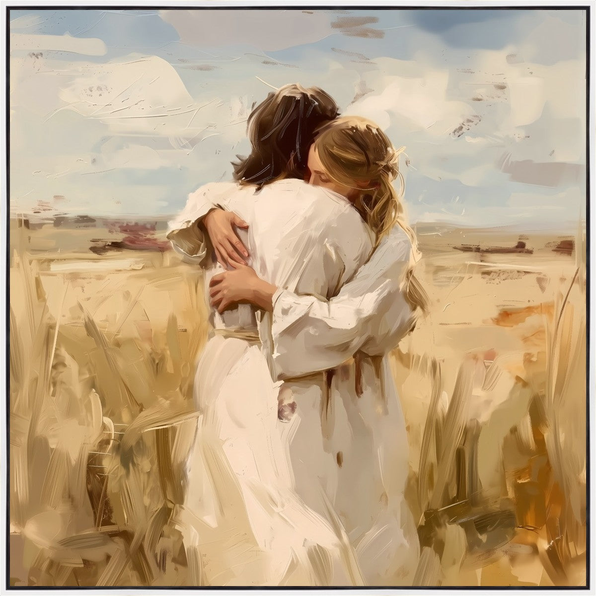 Divine Embrace Large Wall Art Gallery Wrap