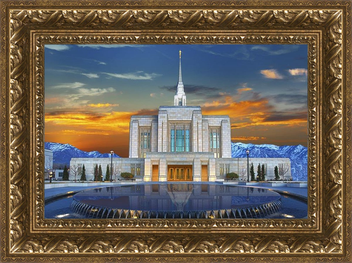 Ogden Temple Reflection