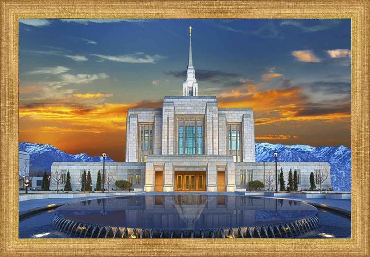 Ogden Temple Reflection