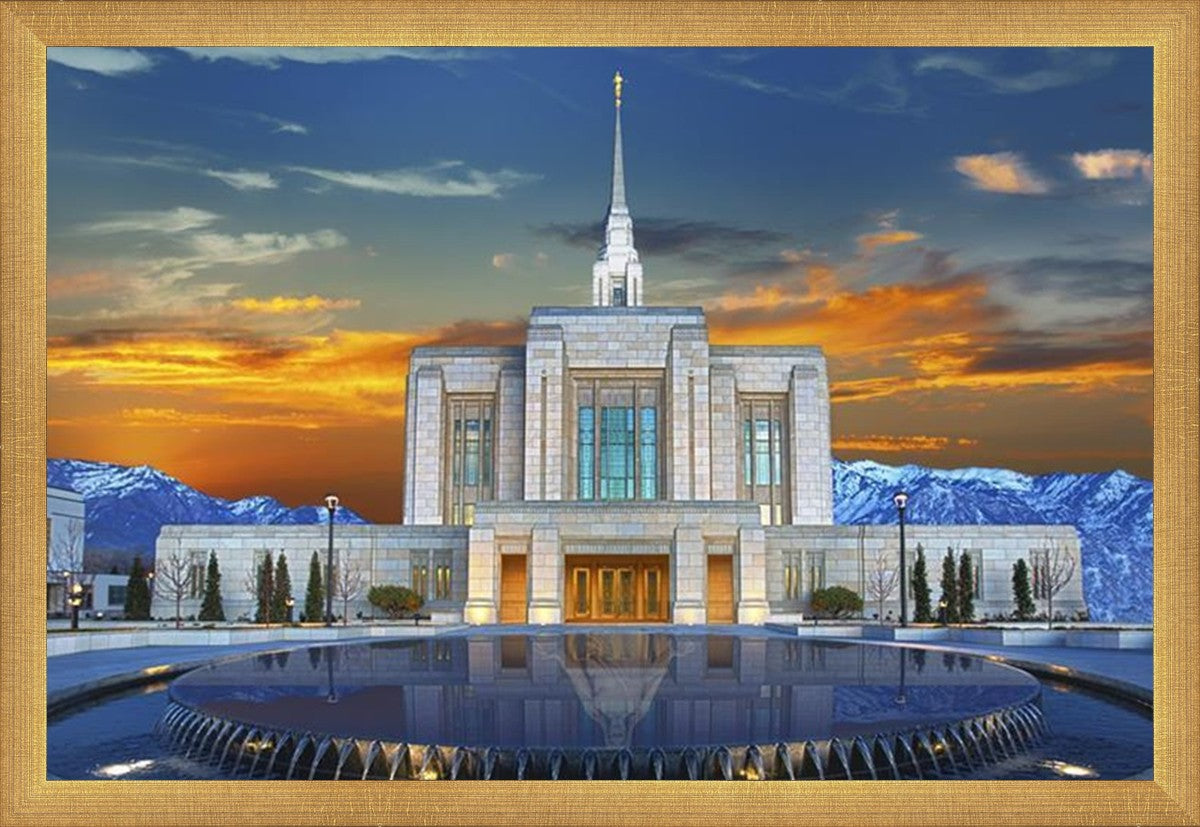 Ogden Temple Reflection