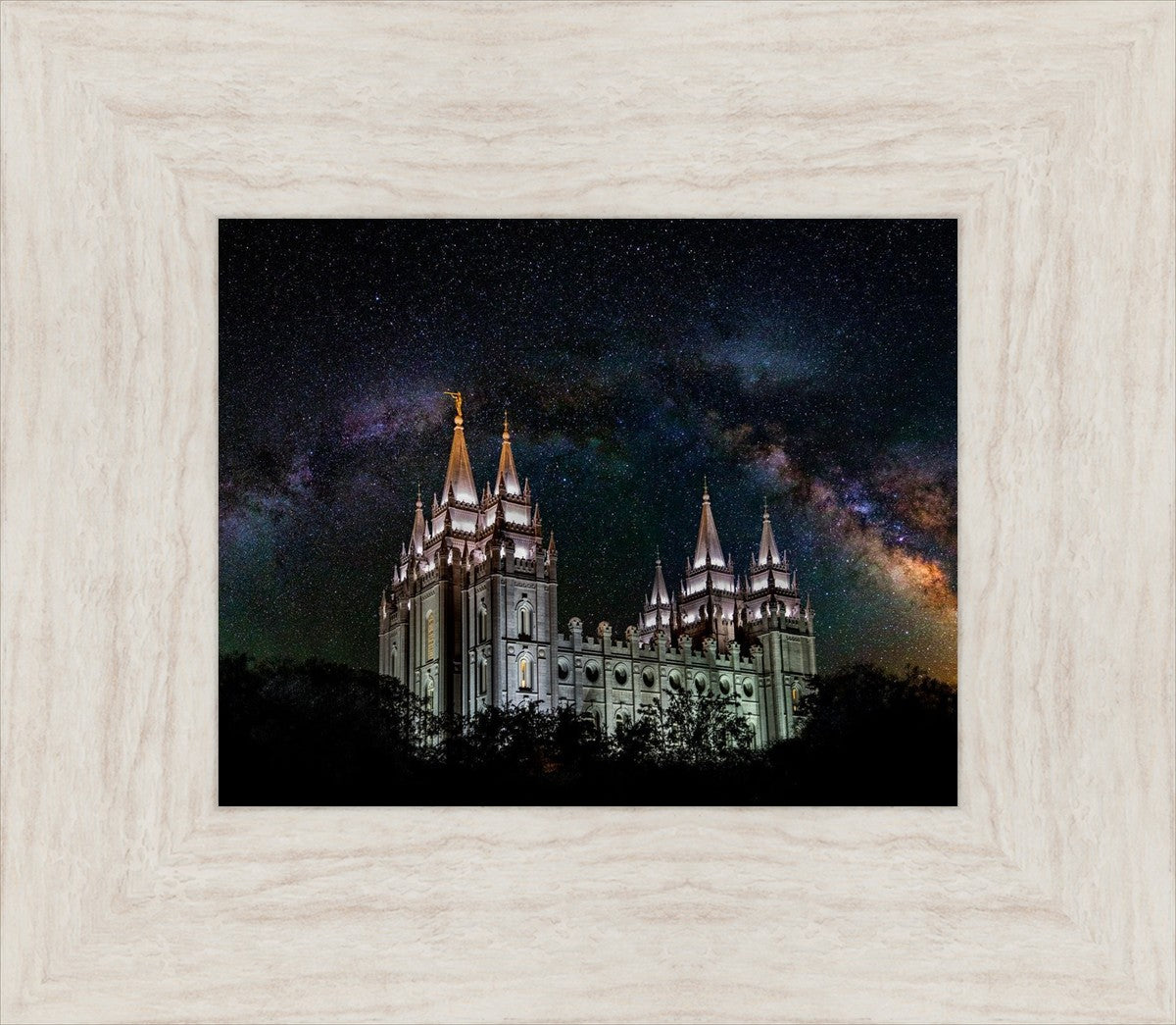Salt Lake Temple Milky Way