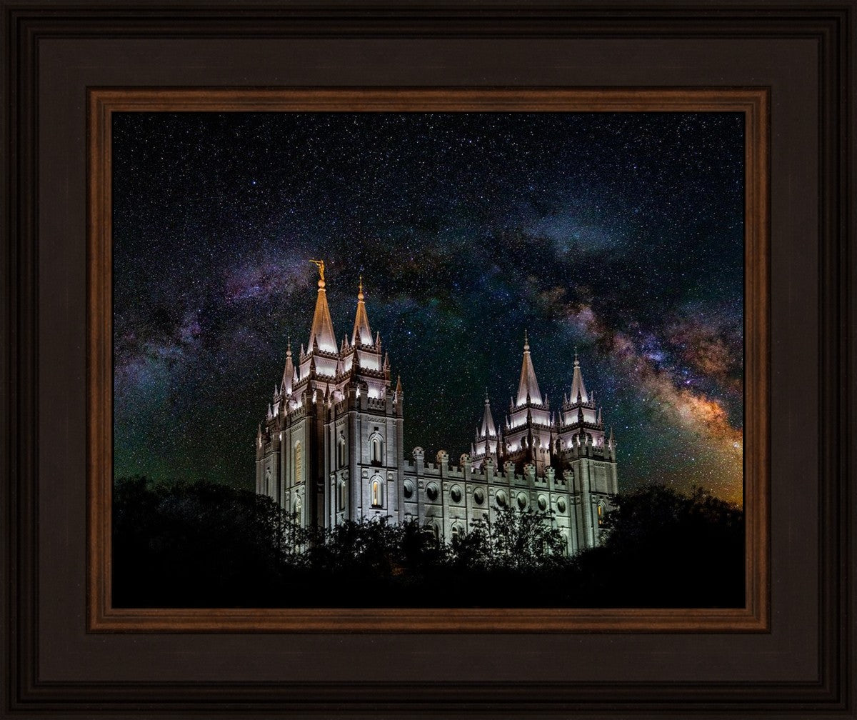 Salt Lake Temple Milky Way