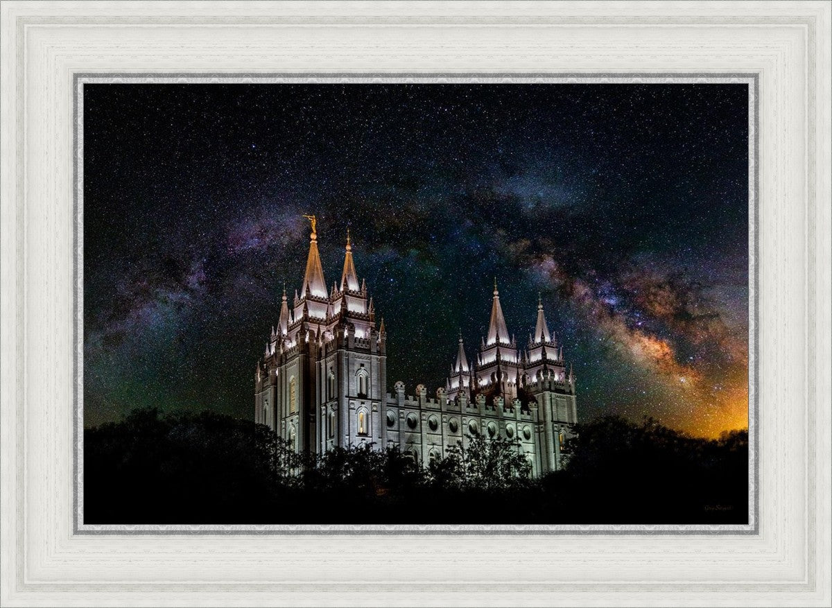 Salt Lake Temple Milky Way