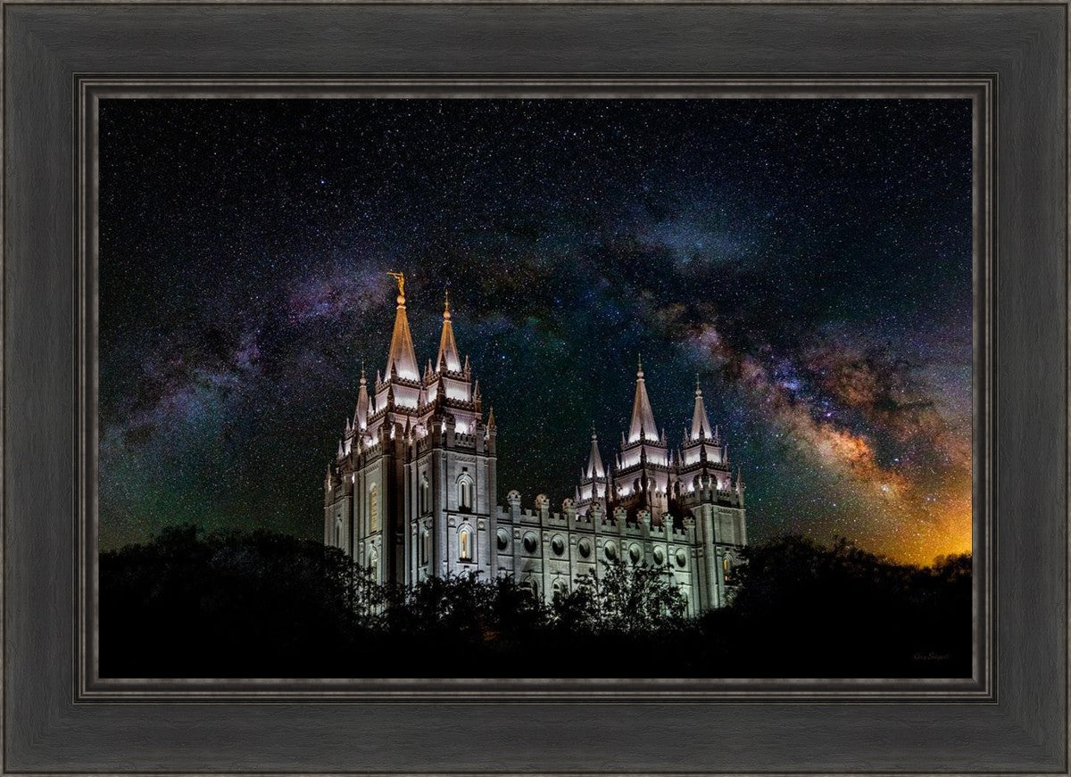 Salt Lake Temple Milky Way
