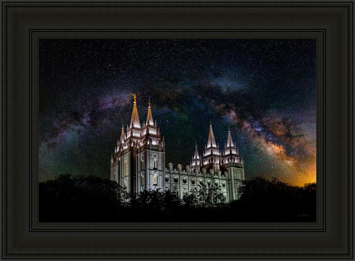 Salt Lake Temple Milky Way