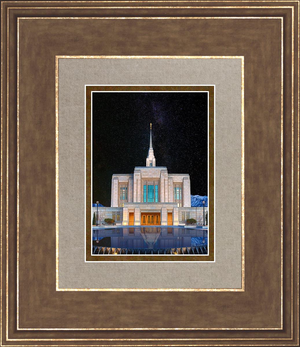 Ogden Temple Milky Way