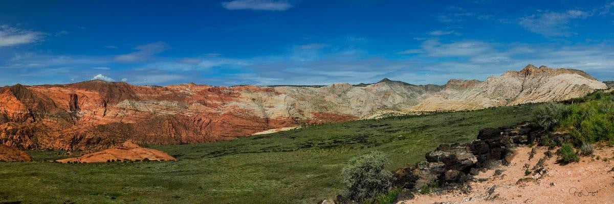 Snow Canyon Panoramic Gallery Wrap