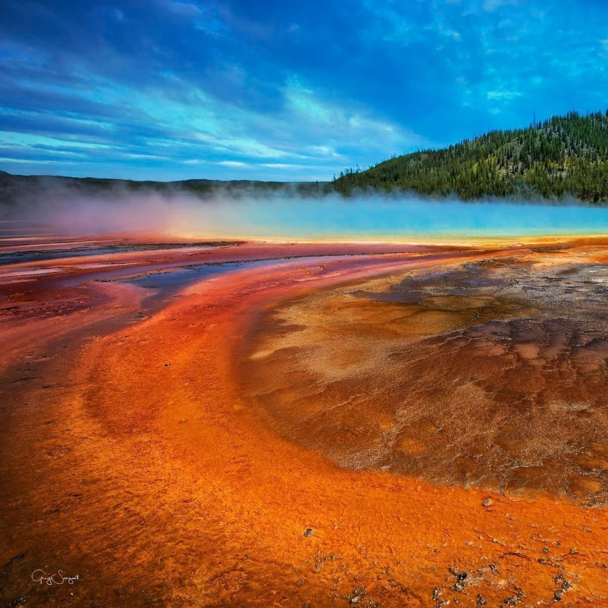 Grand Prismatic Gallery Wrap