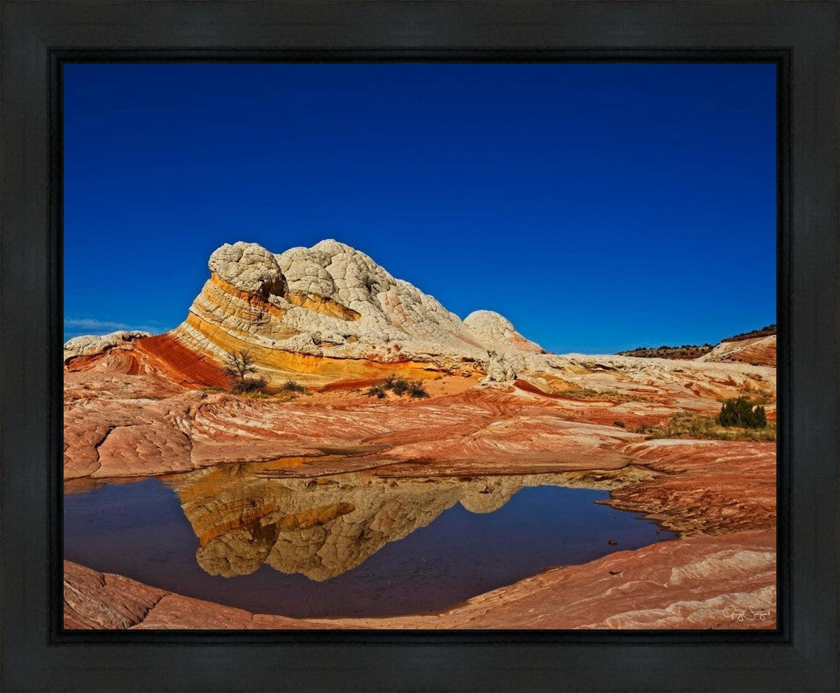 White Pocket Reflection Gallery Wrap