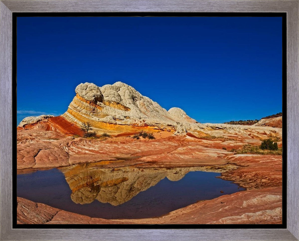 White Pocket Reflection Gallery Wrap